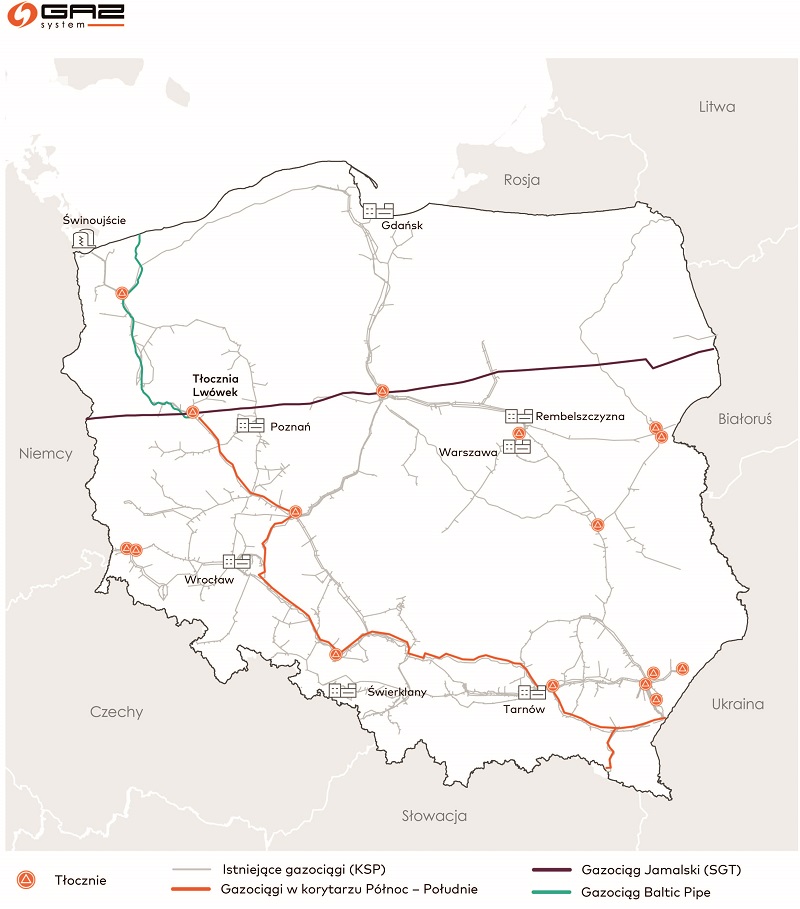 Mapka Oświęcim-Tworzeń